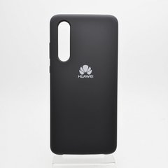 Чехол накладка Silicon Cover for Huawei P30 Black (C)