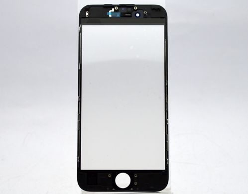 Стекло LCD Apple iPhone 6S с рамкой и OCA пленкой Черное Original/Оригинал 1:1