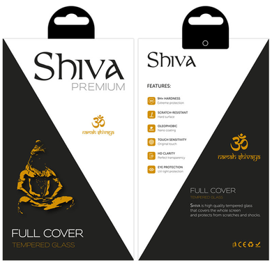 Защитное стекло Shiva для iPhone 14 Pro Max/15 Plus Black