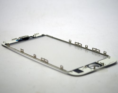 Стекло LCD Apple iPhone 6S с рамкой и OCA Белое Original/Оригинал 1:1