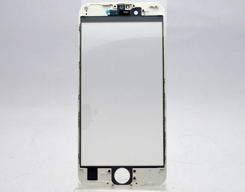 Скло LCD Apple iPhone 6S з рамкою та OCA Біле Original/Оригінал 1:1