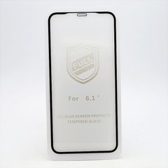 Защитное стекло 5D на iPhone XR/11 6.1" Black тех.пак