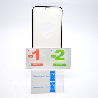 Защитное стекло iPaky для iPhone 12 Mini Черная рамка
