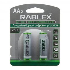 Аккумуляторная батарейка Rablex 1.2V AA 2500 mAh