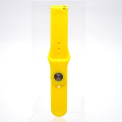 Силіконовий ремінець для Xiaomi Amazfit Bip/Samsung 20mm Original Design Neon Yellow/Жовтий