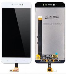 Дисплей (екран) LCD Xiaomi Redmi Note 5A з тачскріном White Original