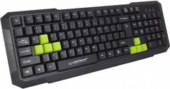Дротова клавіатура Esperanza EGK102 Green USB (EGK102GUA)