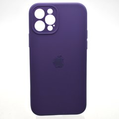 Силіконовий чохол накладка Silicon Case Full Camera для iPhone 12 Pro Amethyst