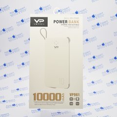 Зовнішній акумулятор PowerBank Veron VR961 10000 mAh White