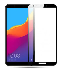 Защитное стекло Silk Screen для Huawei Y7 2018/7C Pro/Enjoy 8 (0.33mm) Black тех. пакет