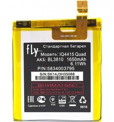 Акумулятор (батарея) АКБ Fly IQ4415 (BL3810) Original