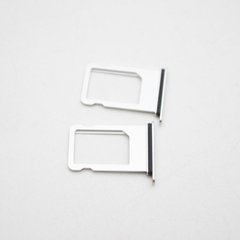 Тримач (лоток) для SIM карти iPhone 8 Silver Оригінал Б/У
