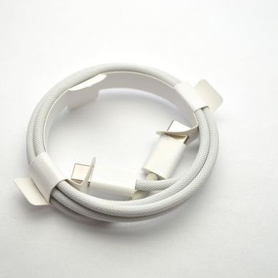 Кабель USB Type-C to Type-C Nylon Cable 1m White