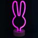Ночной светильник (ночник) Neon Lamp Bunny Pink (Кролик, зайчик)