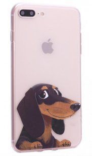 Чохол з малюнком (принтом) Beagle TPU Case для Xiaomi Redmi 6 Собака (коричнева такса)