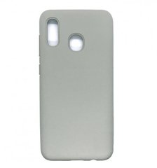 Чехол накладка Full Silicon Cover for Samsung A205/A305 Galaxy A20/A30 Gray Copy