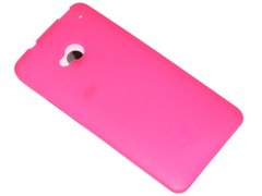 Чехол накладка Red Angel HTC One розовая GLOSSY (Глянцевая) 0,2 мм