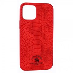 Чехол накладка Polo Knight Leather Case для iPhone 12 6.1"/12 Pro 6.1" Garnet