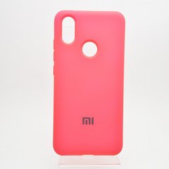 Чохол матовий Silicon Case Full Protective для Xiaomi Mi A2 / Mi 6X (Crimson)
