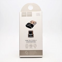 Перехідник HOCO UA6 USB-Type-C Black