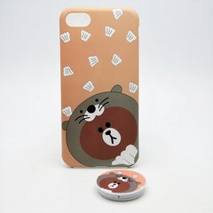 Чохол Cute Imd Case з підставкою Pop Socket для iPhone 7/8 Mix