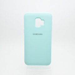 Чехол матовый Silicon Case Full Protective для Samsung J260 Galaxy J2 Core 2018 (Turquoise)
