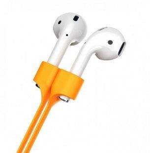 Держатель для наушников Baseus Earphone Strap для AirPods Orange