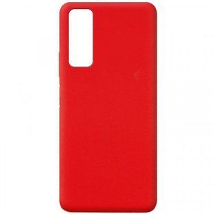 Чехол накладка Silicon Case Full Protective для Huawei P Smart 2021 (Red)