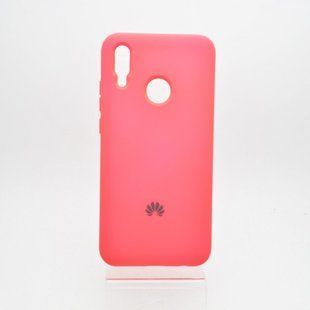 Чехол матовый Silicon Case Full Protective для Huawei P Smart 2019 (Crimson)