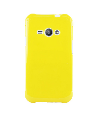 Чехол накладка Original Silicon Case Samsung J110 Galaxy j1 Ace Yellow