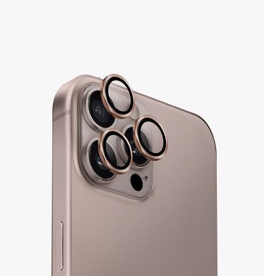 Захисні лінзи на камеру +NEU Chatel для Apple iPhone 16 Pro/iPhone 16 Pro Max Gold