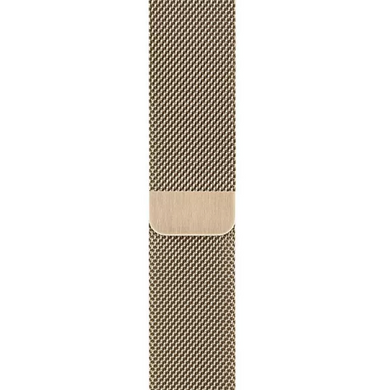 Ремешок для iWatch Milanese Loop (миланская петля) 42mm/44mm/45mm/49mm Gold/Золотой