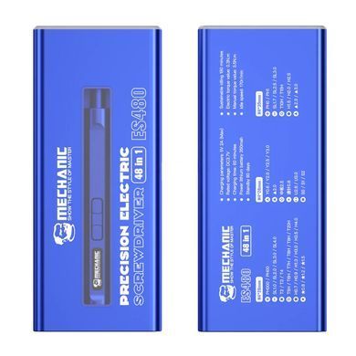 Електровикрутка Mechanic ES480 48-in-1 з LED підсвіткою та набором біт (48шт)