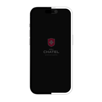 Защитное стекло +NEU Chatel Gorilla Glass with Mesh для Apple iPhone 13/13 Pro/iPhone 14 Black