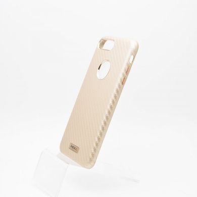 Чехол накладка Remax Carbon for iPhone 7 Plus/8 Plus Gold