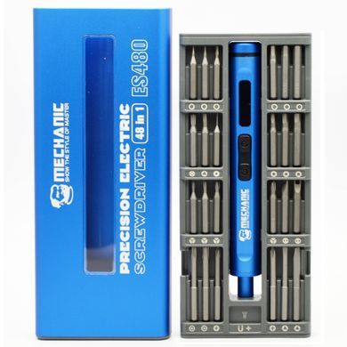 Електровикрутка Mechanic ES480 48-in-1 з LED підсвіткою та набором біт (48шт)