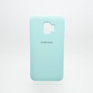 Чохол матовий Silicon Case Full Protective для Samsung J260 Galaxy J2 Core 2018 (Turquoise)