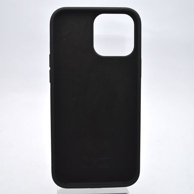 Чохол з патріотичним принтом Silicone Case Print Тризуб для iPhone 13 Pro Max Black/Чорний