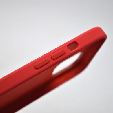 Чехол накладка Silicon Case с MagSafe Splash Screen для iPhone 13 Red