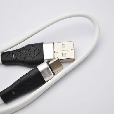 Кабель Hoco X53 Ange silicone charging data Type-C 3A 1m Белый