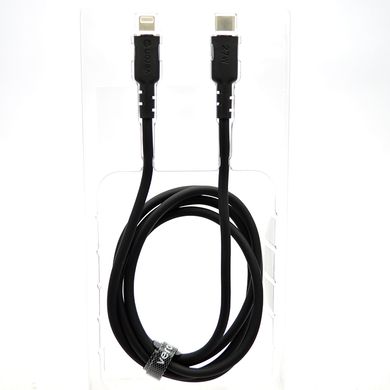Кабель Veron CL07 Silicon Cable Type-c to Lighting 27W 1.2M Black