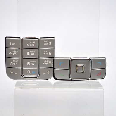 Клавіатура Nokia 6270 Silver HC