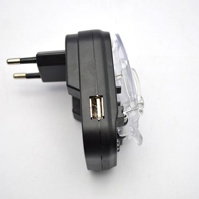 Сетевое зарядное устройство (СЗУ) универсальное с USB "краб"