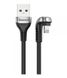 Кабель Baseus U-shaped Lamp Mobile Game Cable USB For Lightning 2.4A 1m Black (CALUX-A01)
