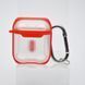 Чохол для AirPods Eggshell with button (Matte/Red)