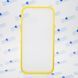 Чохол з напівпрозорою задньою кришкою Matte Color Case TPU для iPhone 12 Pro Max Yellow-Red
