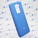 Чехол накладка Silicon Case Full Protective для Xiaomi Redmi Note 9 Blue