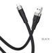 Кабель Hoco X53 Ange silicone charging data MicroUSB 2.4A 1m Черный