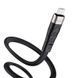 Кабель Hoco X53 Ange silicone charging data MicroUSB 2.4A 1m Черный
