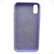 Чохол накладка Silicon Case Full Cover для iPhone X/Xs Lilac